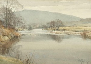 Riverside View, Bolton Abbey. Private Collection