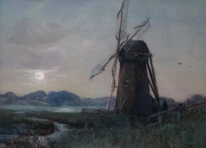 WEST, Joseph. The Windmill. Image: Richard Taylor Fine Art: in private collection