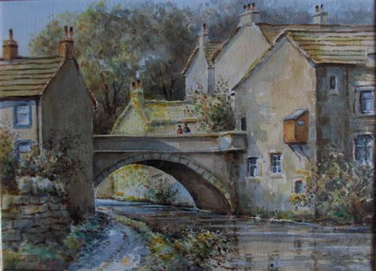 PARKER, William E Ask Art the-mill-bridge-skipton