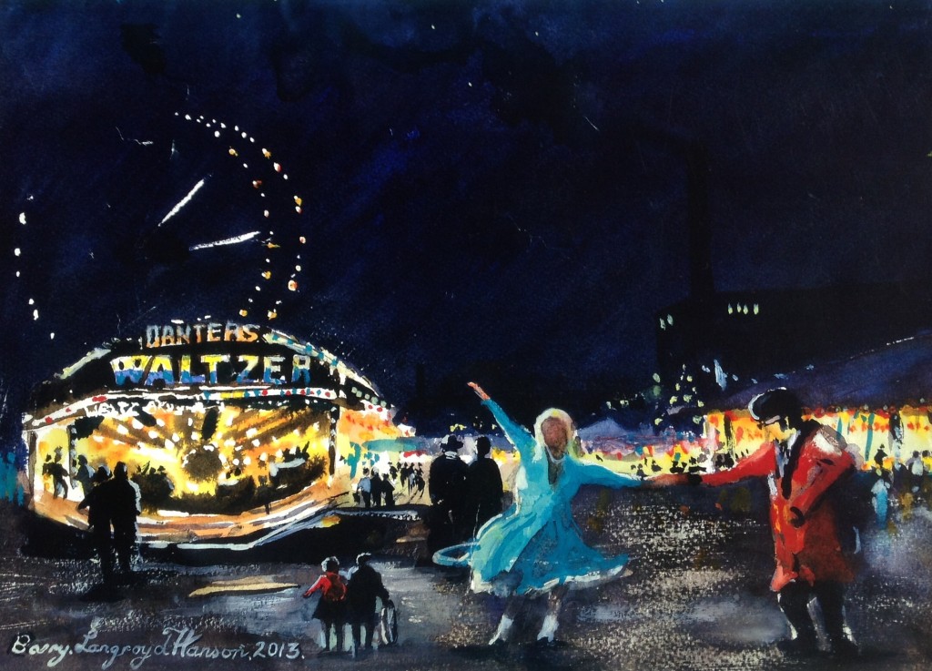 Barry Hanson. Fairground scene