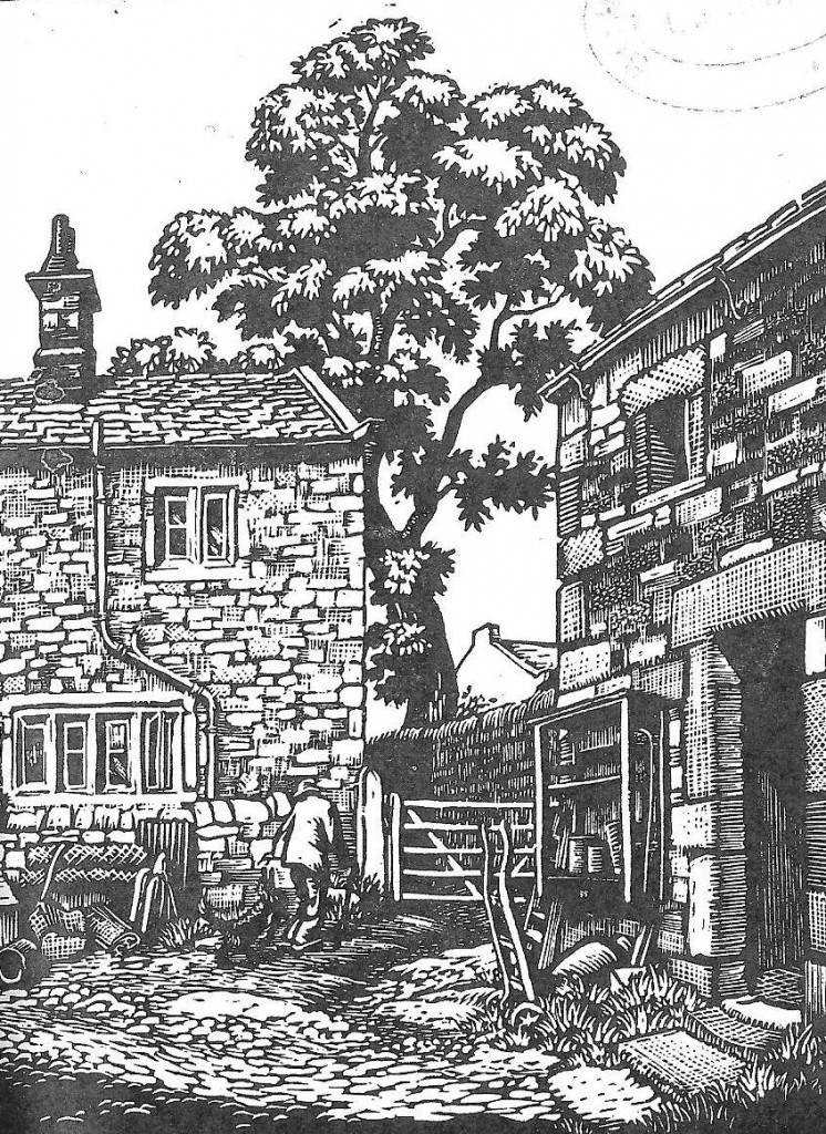 TENNANT, Norman. Yorkshire Farmyard. Dalesman 001