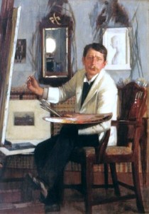 La Thangue. Self Portrait
