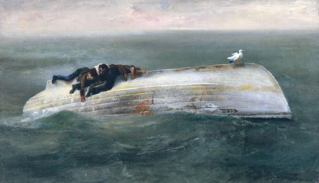 Survivors from a Torpedoed Ship 1942 Richard Eurich 1903-1992 Presented by the War Artists Advisory Committee 1946 http://www.tate.org.uk/art/work/N05692