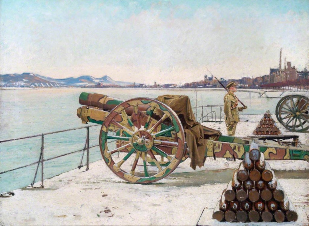 Rothenstein, William; The Watch on the Rhine; IWM (Imperial War Museums); http://www.artuk.org/artworks/the-watch-on-the-rhine-6474