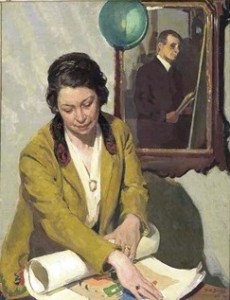 herbert-budd-the-artists-model